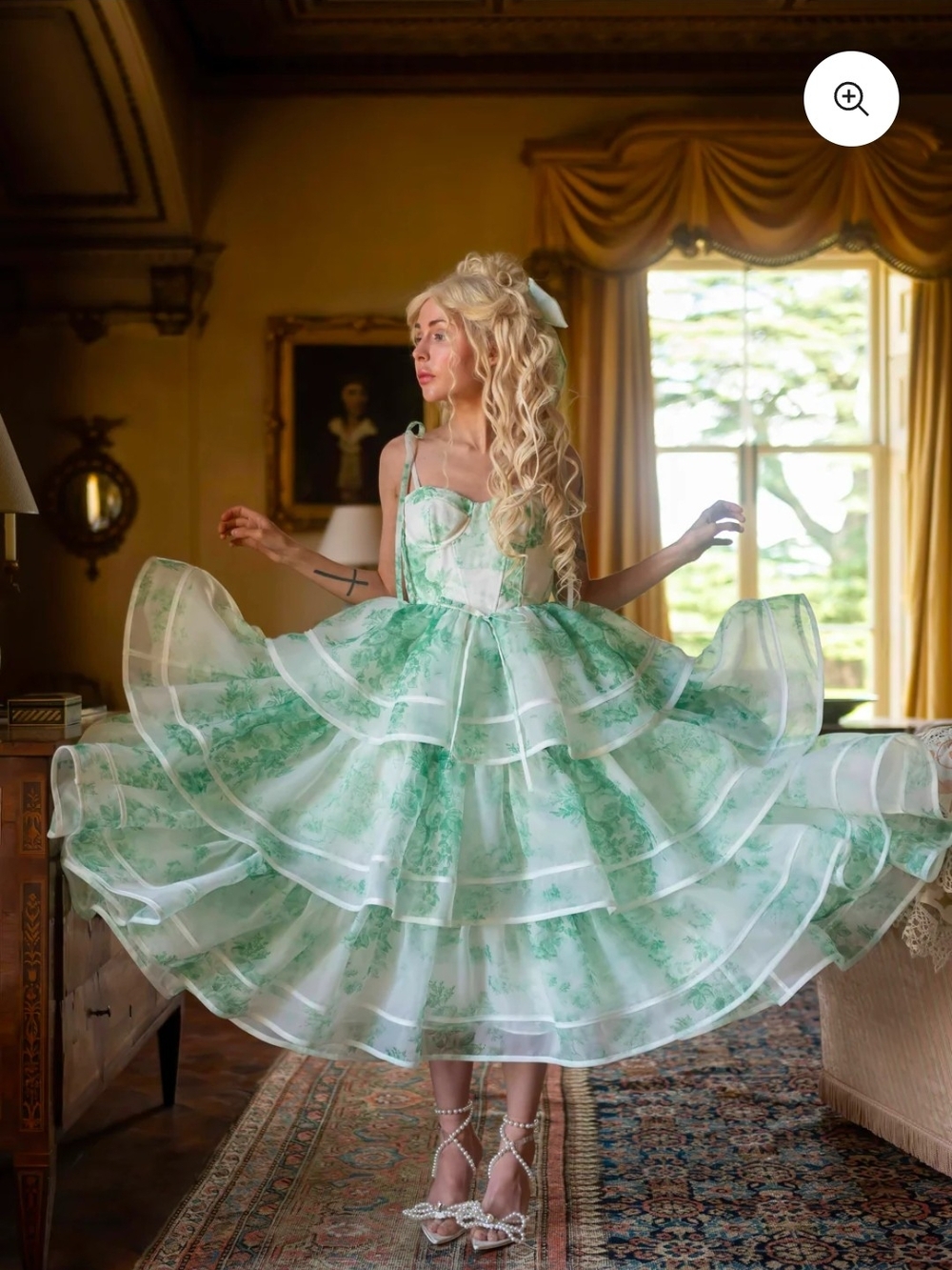 Fanciful Doll Lawn Party Cotillion Dress
